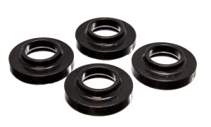 Jeep Wrangler Suspension Lift Kit - Front + Rear - Energy Suspension - Coil Spring Isolator Set, 0.75 in. Lift, Performance Polyurethane - Black - `97-`06